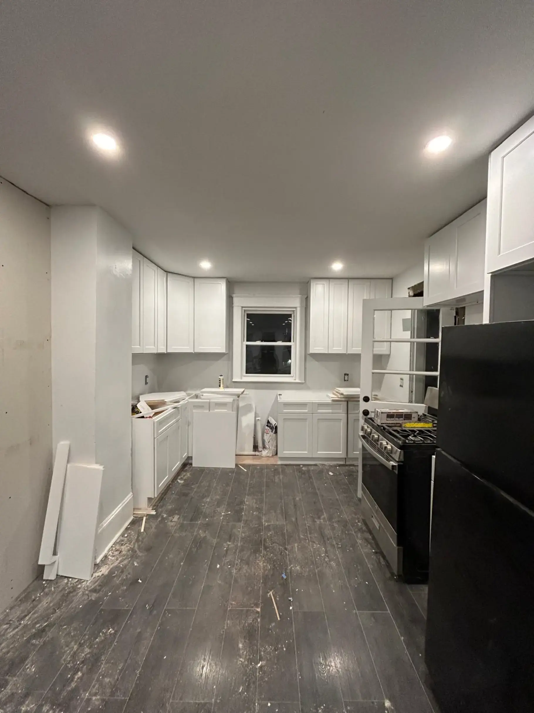 Kitchen remodeling project by LKM Construction in Connecticut