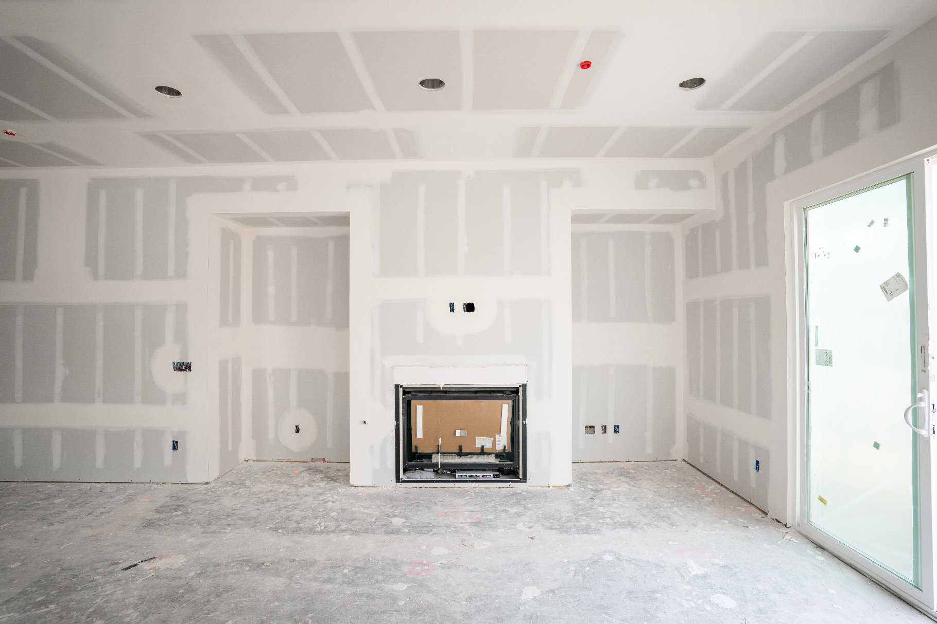 Drywall and sheetrock work by LKM Construction in Connecticut