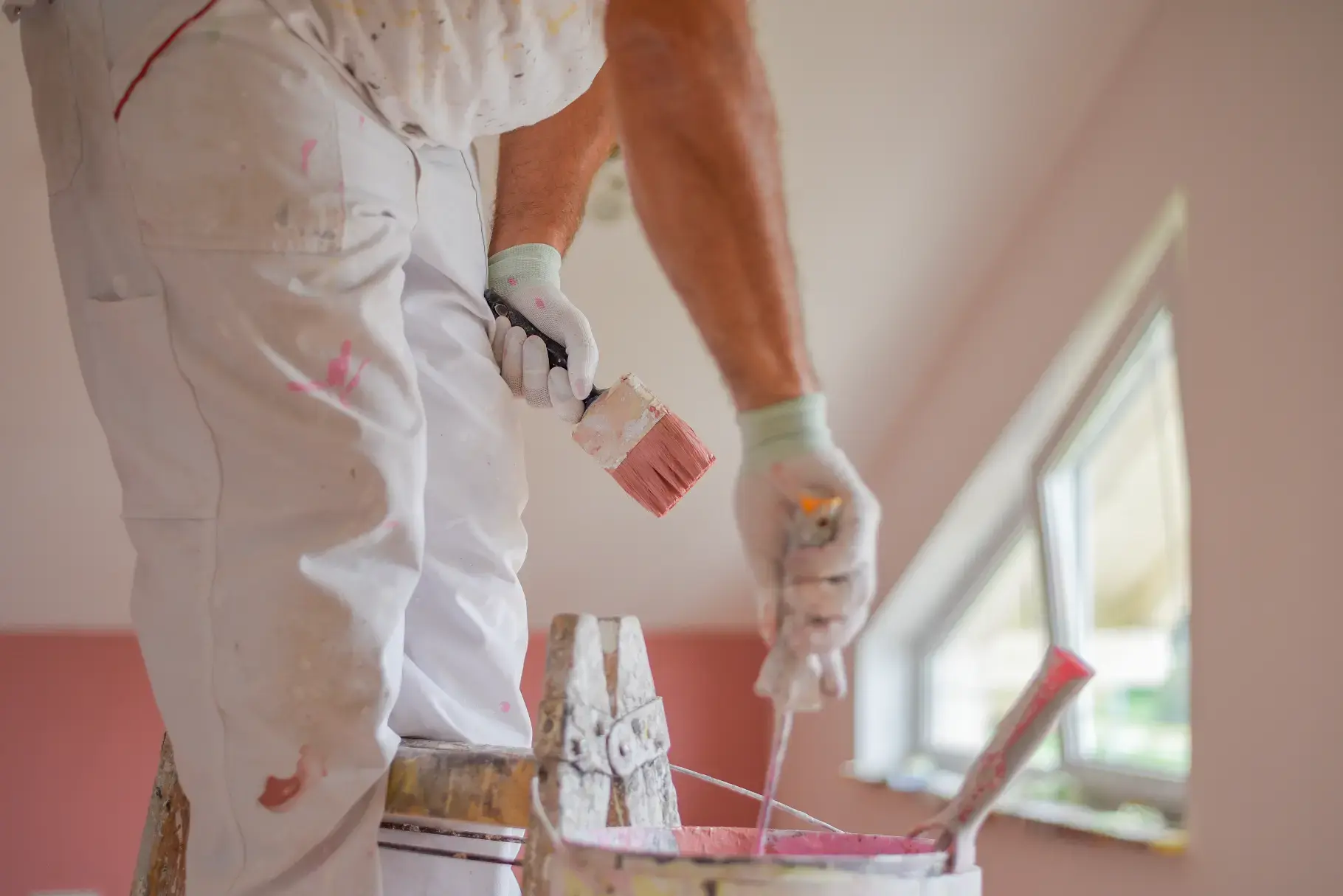 Interior and exterior painting by LKM Construction in Connecticut